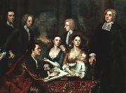 John Smibert Bishop Berkeley and his Family Sweden oil painting artist